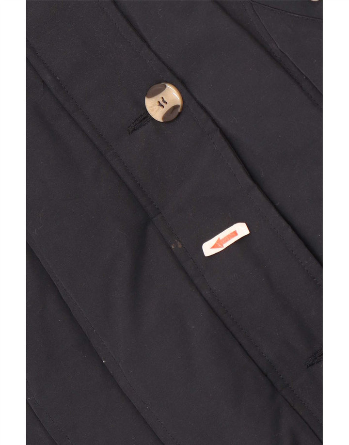 Casaco acolchoado feminino Woolrich UK 10 pequeno azul marinho poliamida