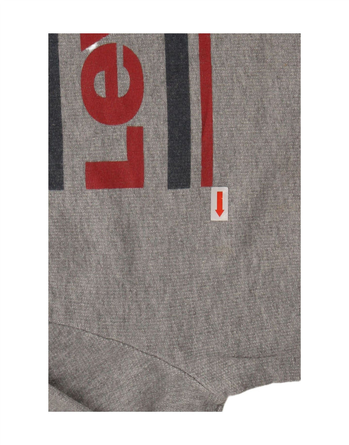Moletom gráfico LEVI'S Boys 11-12 anos algodão cinza