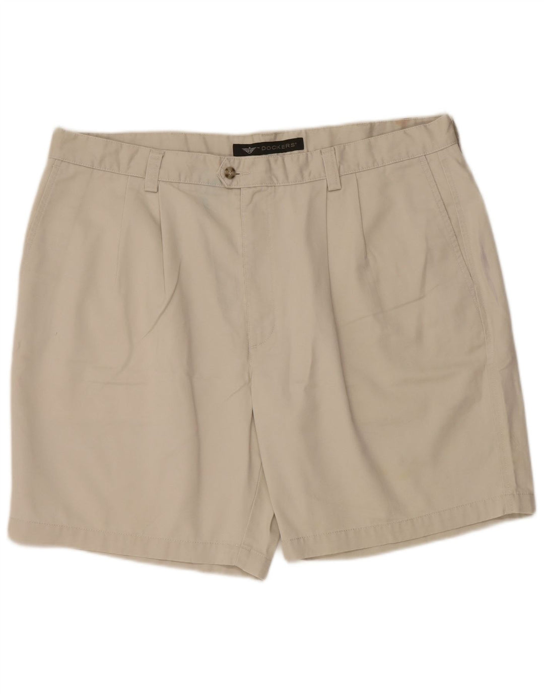 Shorts masculinos Dockers Pegged Chino W42 2XL algodão cinza