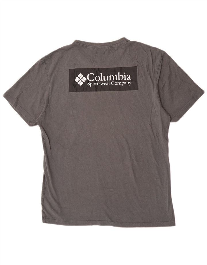 Camiseta Columbia Masculina Graphic Top Cinza Médio Algodão