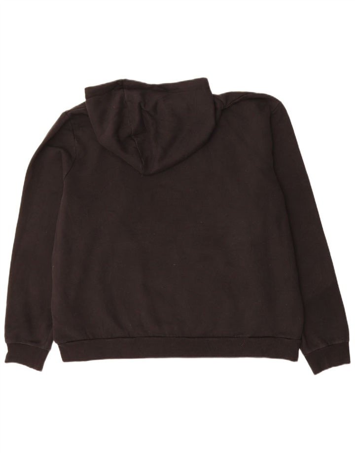 PUMA moletom com capuz masculino 2XL algodão preto