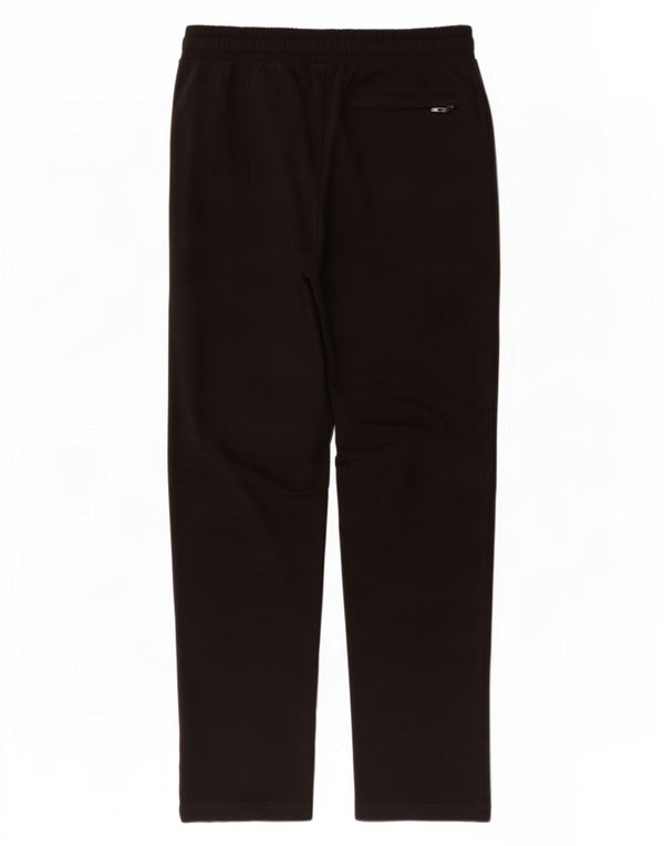 Calça de treino feminina Marks & Spencer Reino Unido 14 algodão preto médio