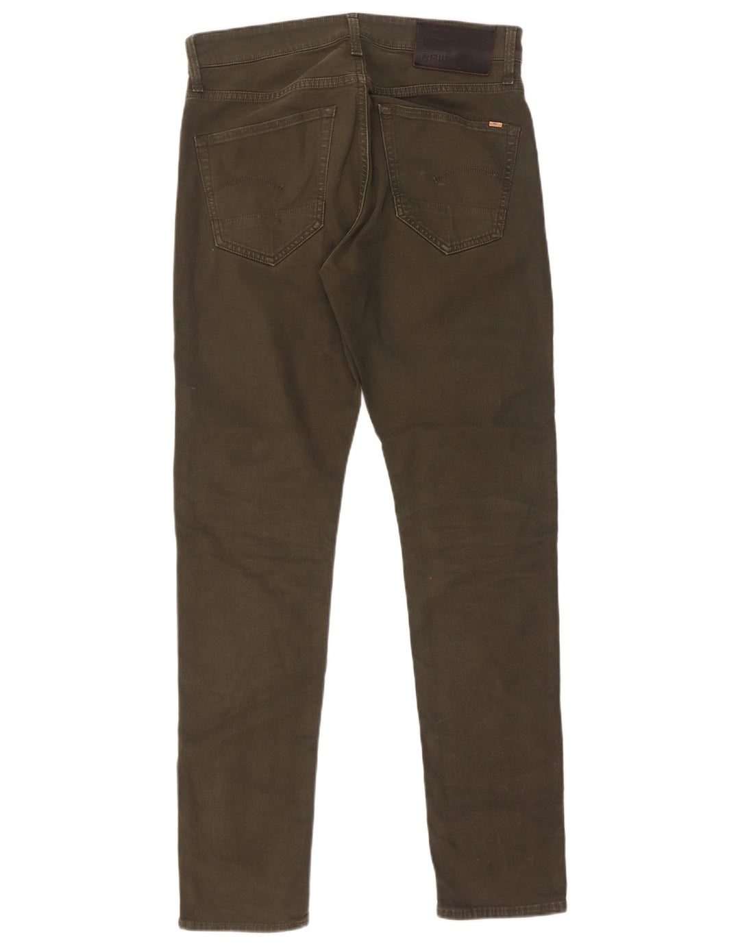 Jeans Slim Masculino G-Star W30 L32 Algodão Cáqui