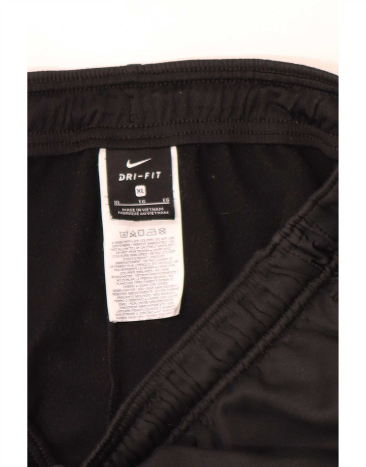 Calça de treino Nike Mens Dri Fit XL preta poliéster