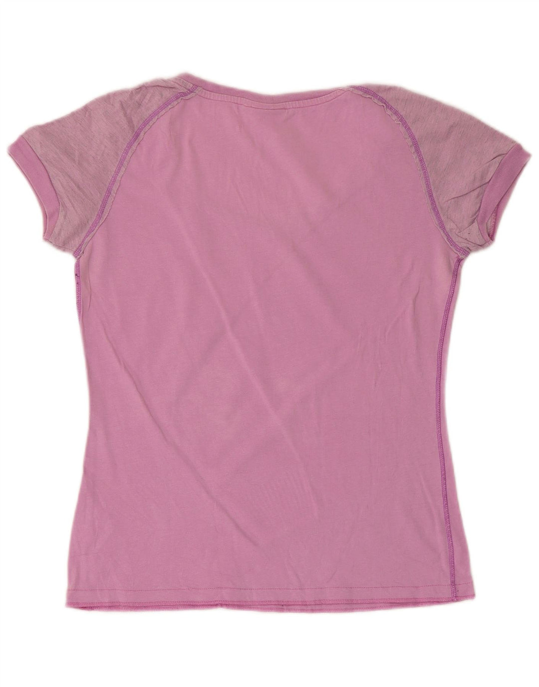 Camiseta feminina estampada Champion UK 12 rosa médio