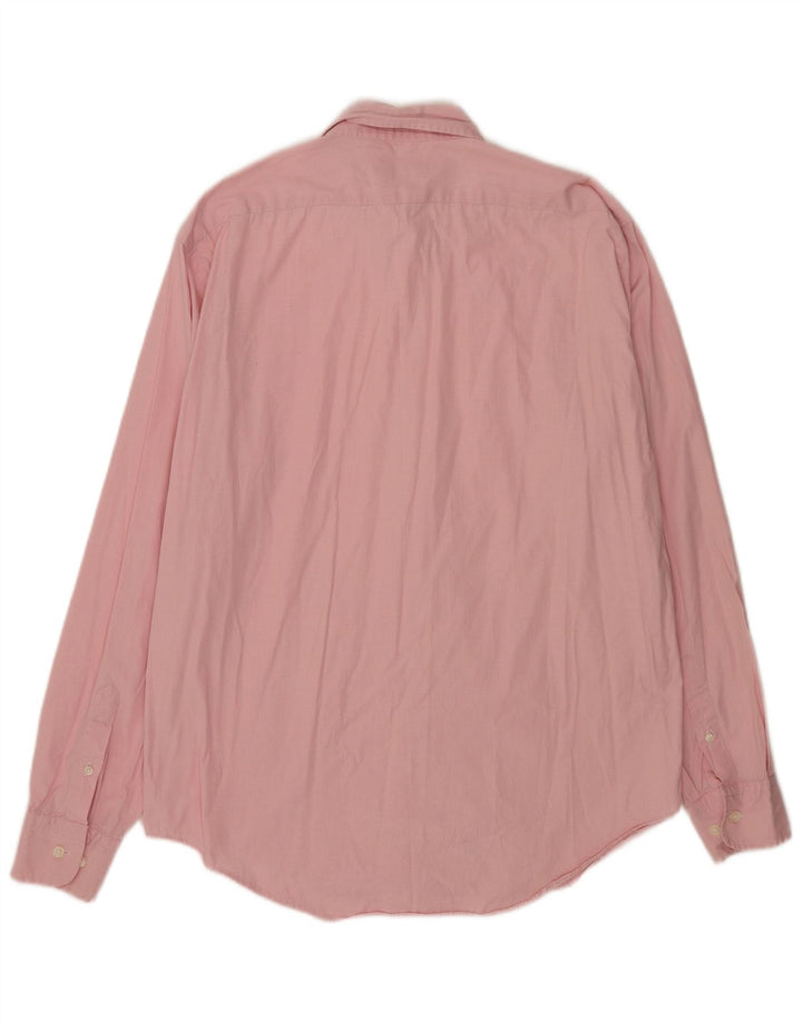 Camisa masculina Massimo Dutti tamanho 44 XL algodão rosa