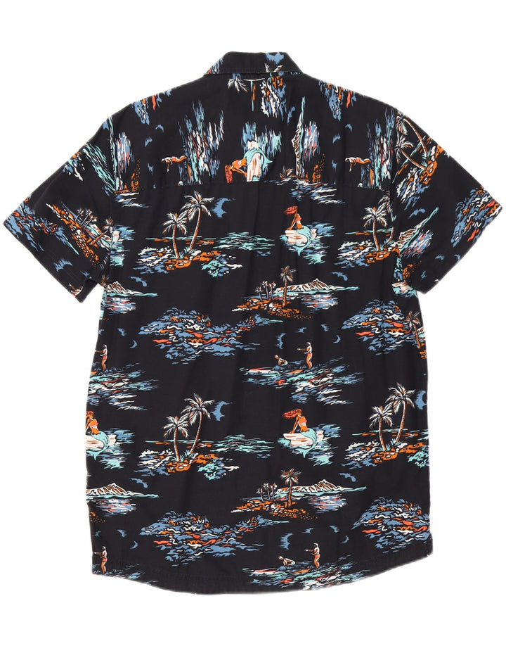 Camisa masculina de manga curta O'Neill médio preto algodão havaiano