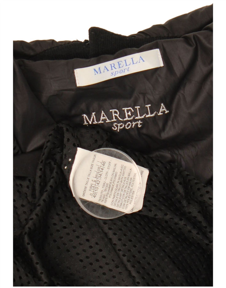 Jaqueta utilitária feminina Marella UK 14 médio preto nylon