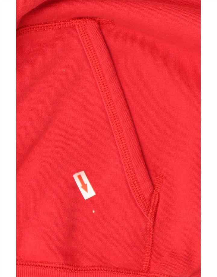 Vans Mens Versa Graphic Hoodie Jumper Grande Algodão Vermelho