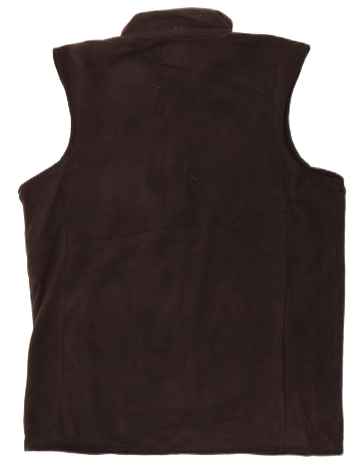 Mountain Warehouse Mens Fleece Gilet UK 38 poliéster preto médio