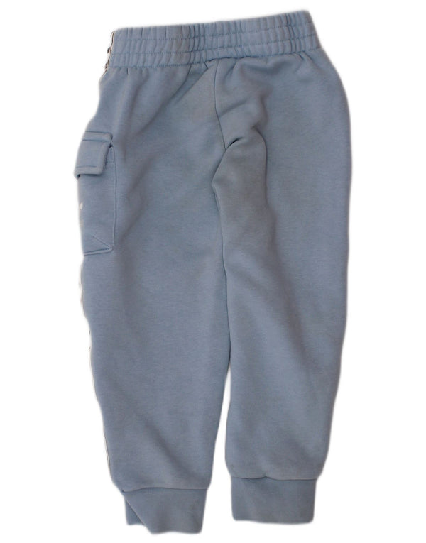 Adidas Boys Graphic Cargo Tracksuit Trousers Joggers 2-3 Years  Blue Cotton