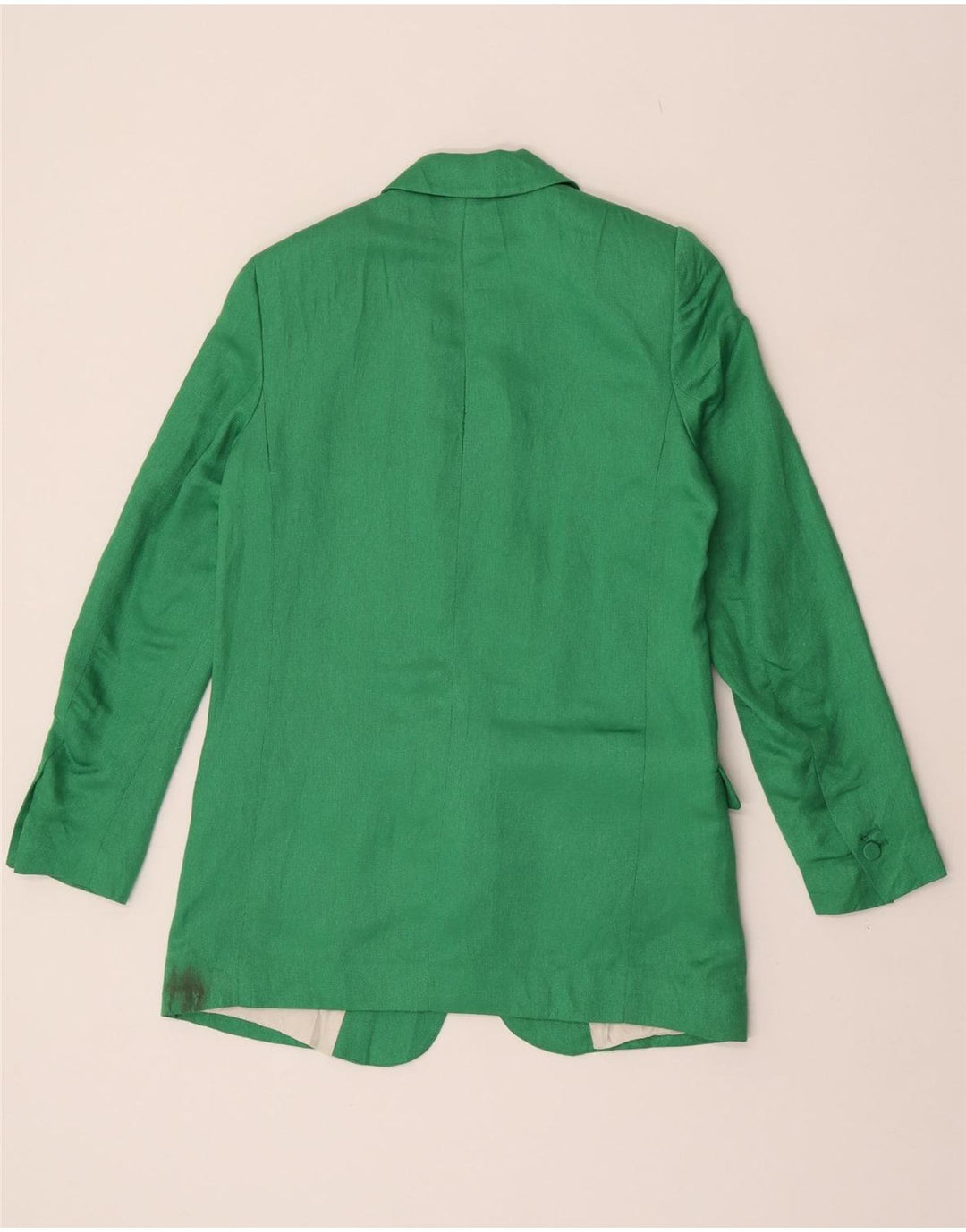 Jaqueta Zara Womens Open Blazer Reino Unido 10 Pequeno Verde
