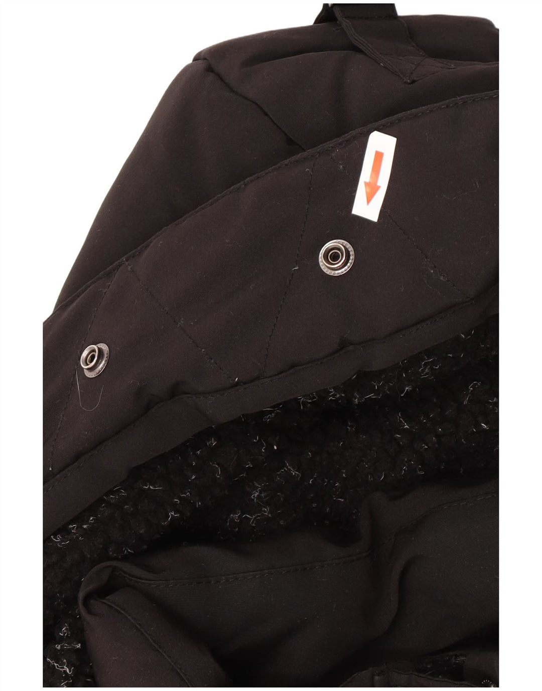 Jaqueta acolchoada com capuz feminina Superdry UK 12 poliéster preto médio