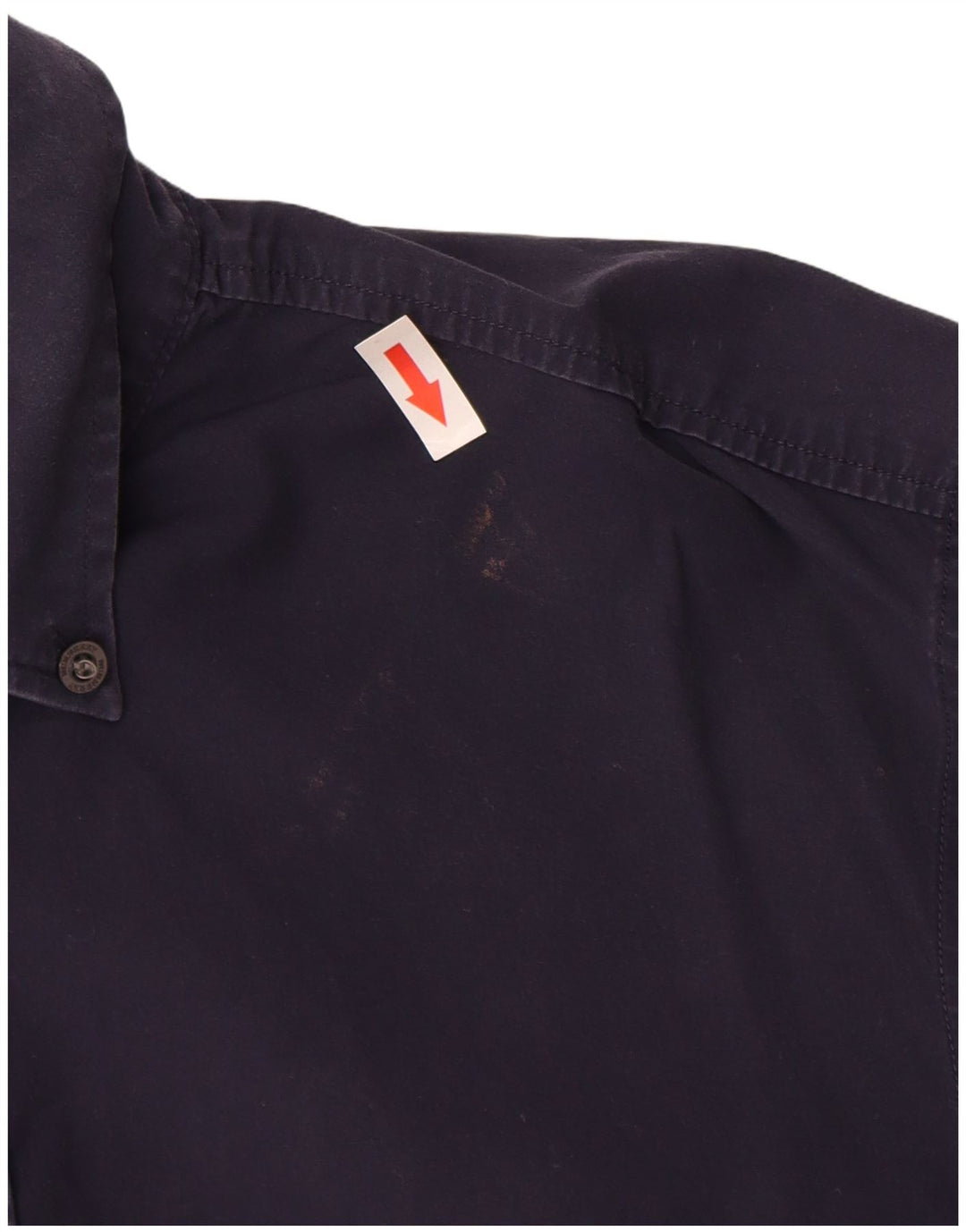 Burberry Camisa masculina BRIT média azul marinho algodão