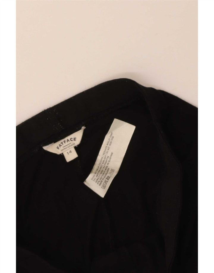 Leggings femininas Fat Face UK 14 algodão preto médio