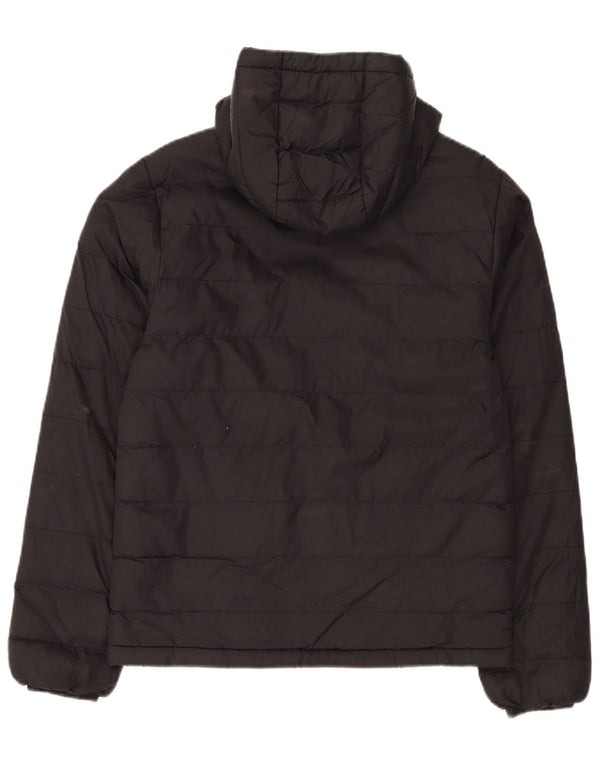 Jaqueta acolchoada masculina com capuz Mountain Warehouse UK 34 XS poliamida preta