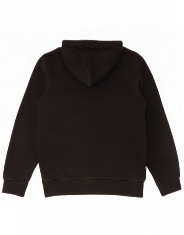 Adidas meninos moletom com capuz 12-13 anos preto algodão