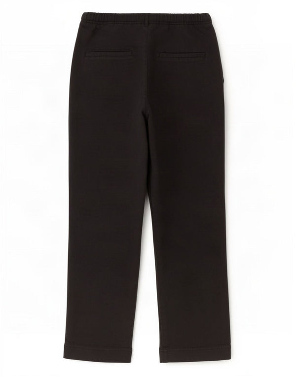 Calça de treino feminina Zara UK 10 pequena preta Lyocell