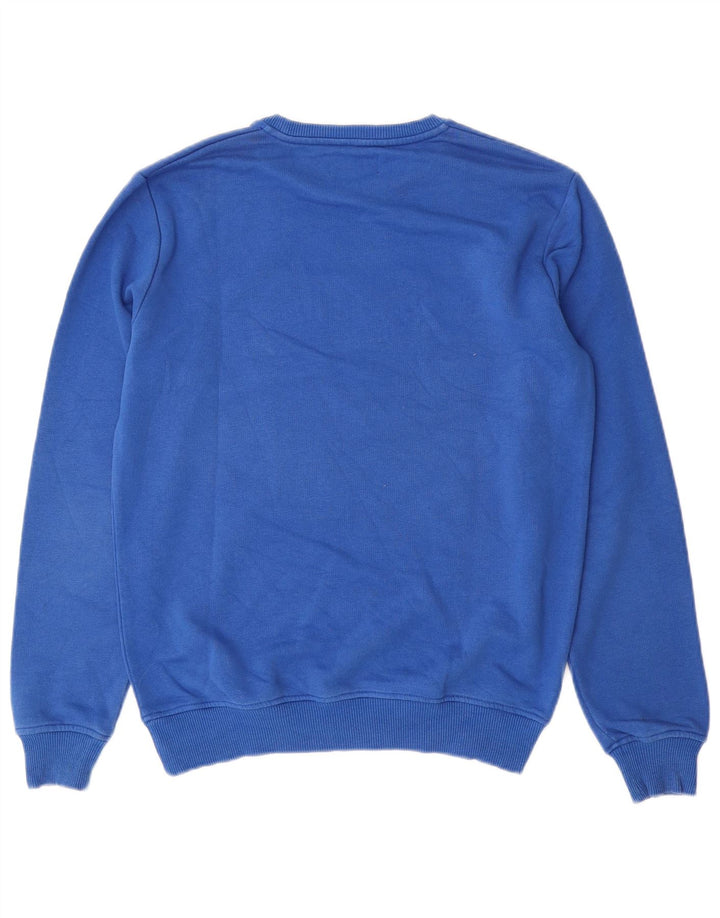 Refrigiwear moletom masculino gráfico jumper pequeno azul algodão