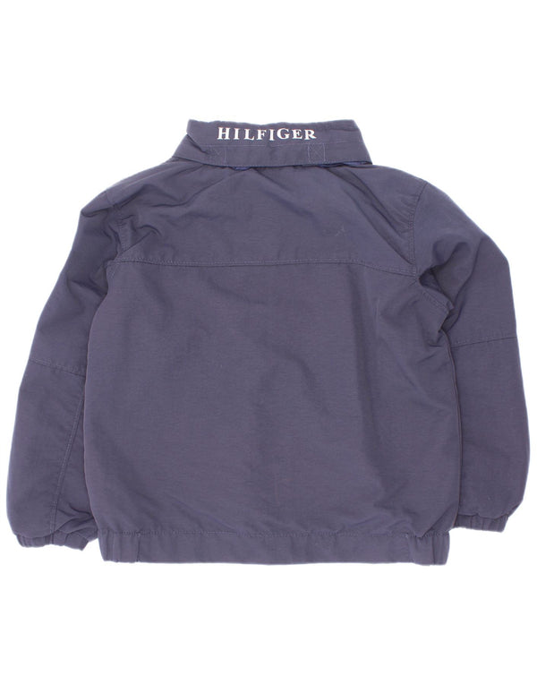Tommy Hilfiger Boys Graphic Bomber Jacket 3-4 anos azul marinho poliéster