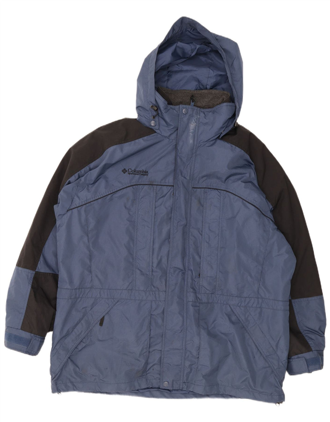 Jaqueta corta-vento masculina Columbia Interchange UK 42 XL azul colorblock
