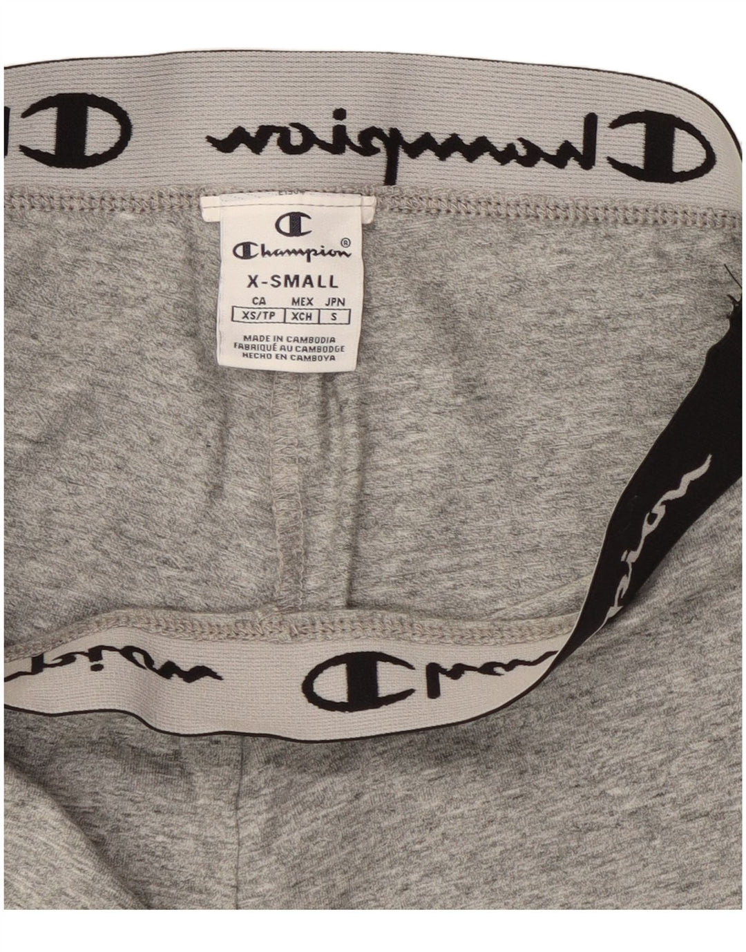 Leggings femininos Champion UK 4 XS cinza manchado
