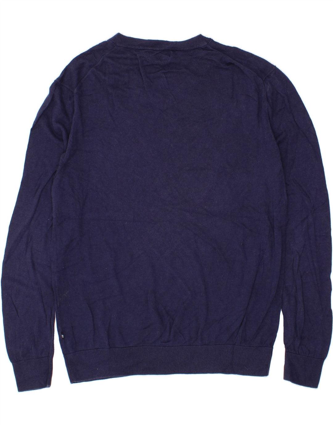NAUTICA Mens V-Neck Jumper Sweater XL Navy Blue Cotton Vintage Nautica and Second-Hand Nautica from Messina Hembry 