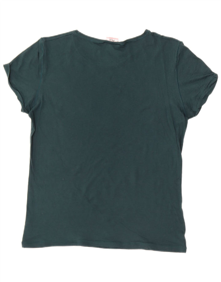 Camiseta masculina Fila Top médio algodão verde