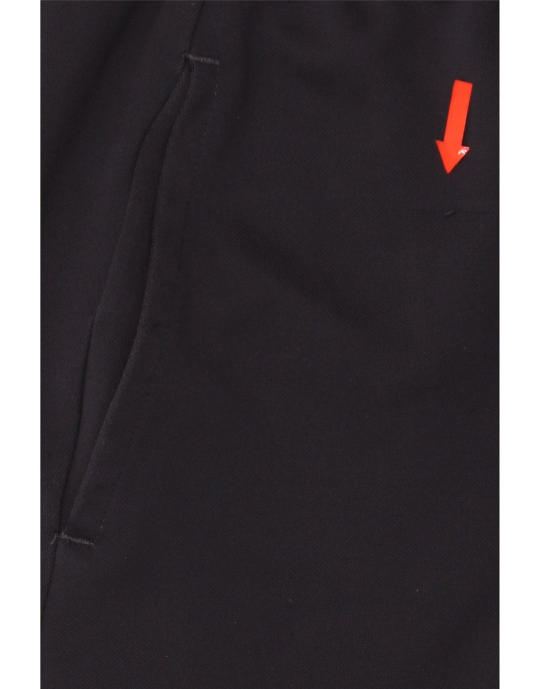Calça de treino masculina Adidas UK 36/38 pequena azul marinho poliéster