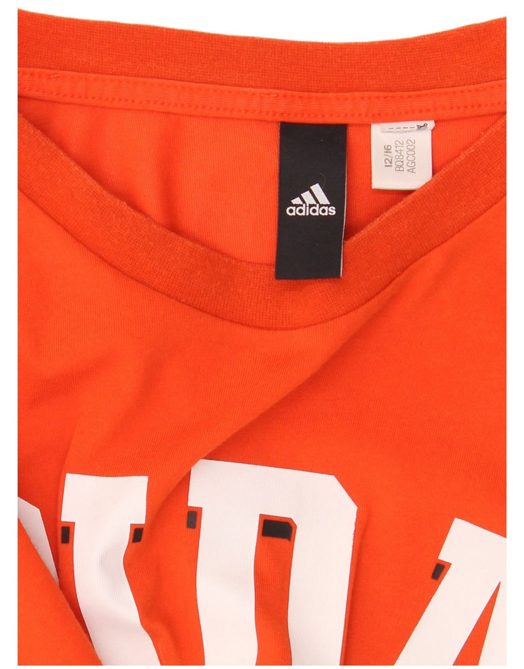 Camiseta Adidas Masculina Graphic Top Grande Laranja
