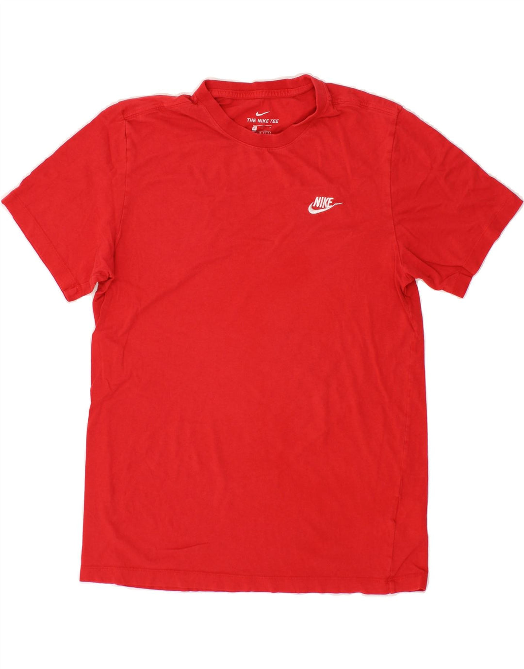 NIKE Mens T-Shirt Top Medium Red Cotton Vintage Nike and Second-Hand Nike from Messina Hembry 