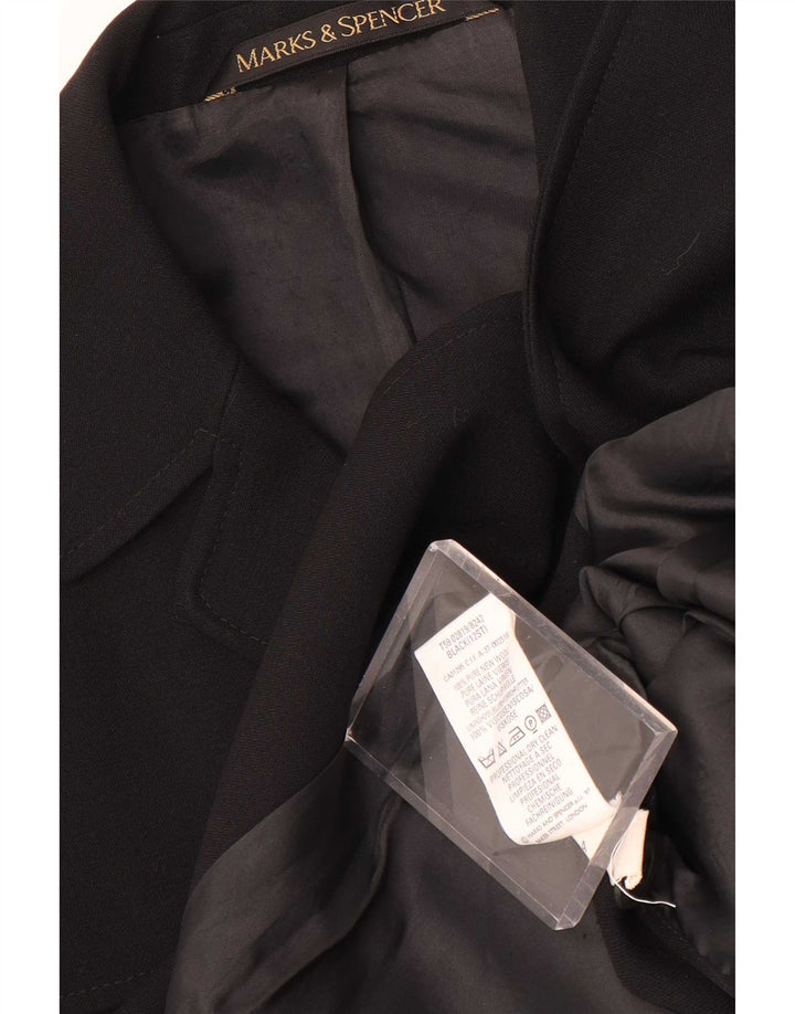 Jaqueta Marks & Spencer Feminina St. Michael Blazer Reino Unido 12 Médio Preto