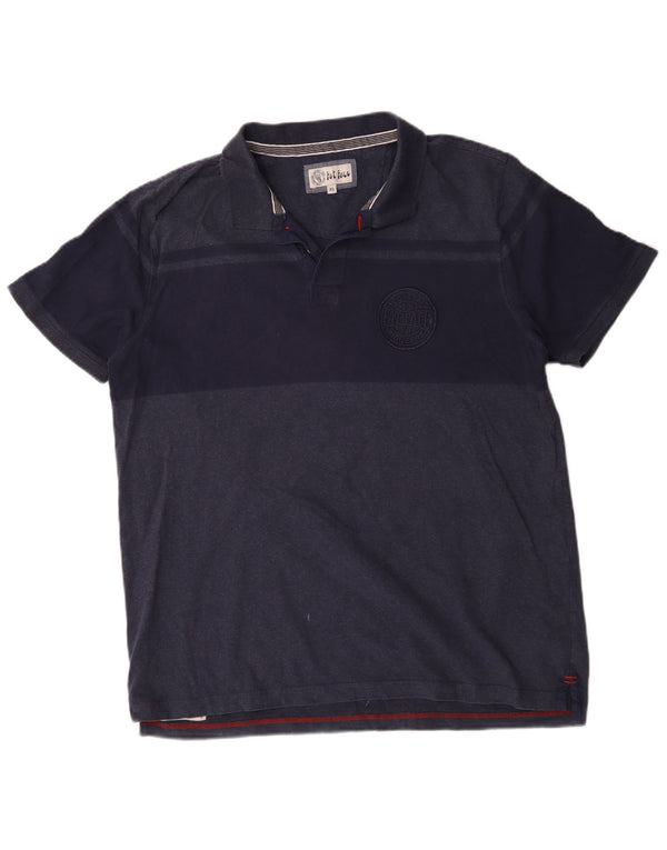 Camisa polo masculina Fat Face XL algodão azul marinho