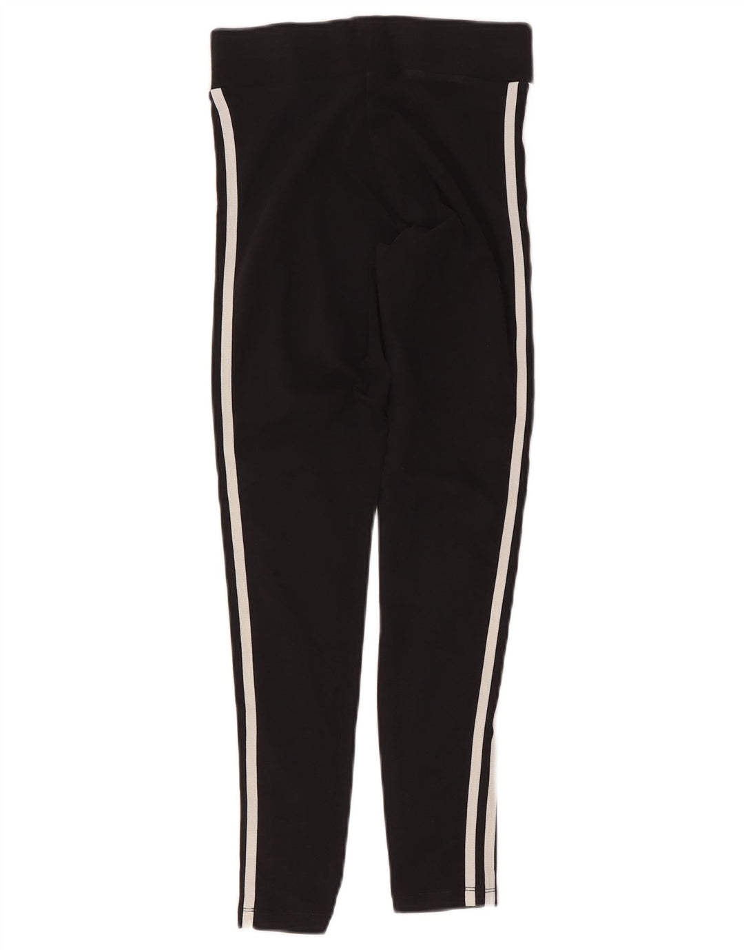Leggings Adidas Femininas UK 10 Pequenas Algodão Preto