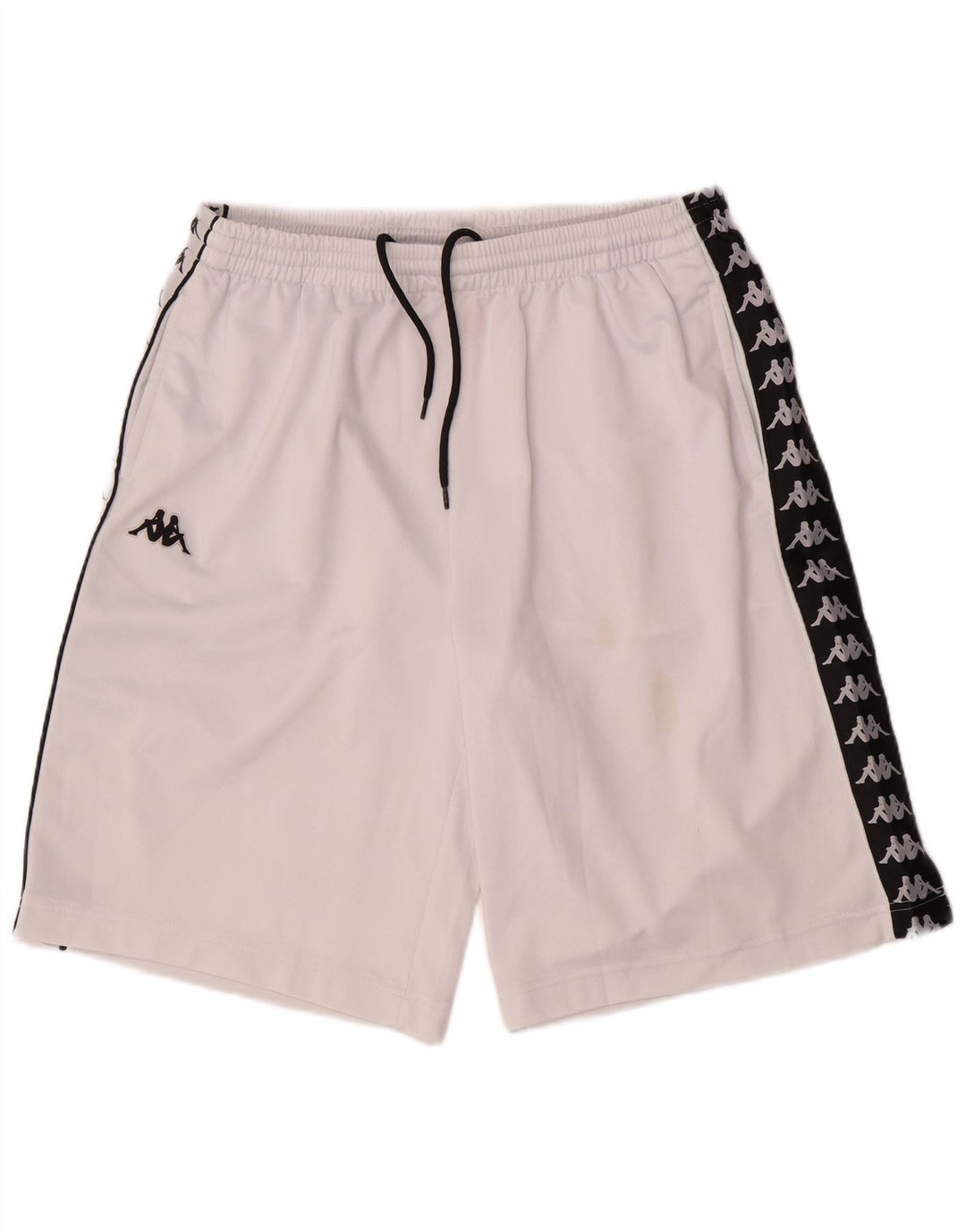 KAPPA Mens Graphic Sport Shorts XL Branco Colorblock Poliéster