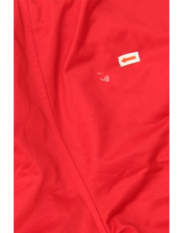 Calça de treino feminina Asics UK 8 pequeno poliéster vermelho