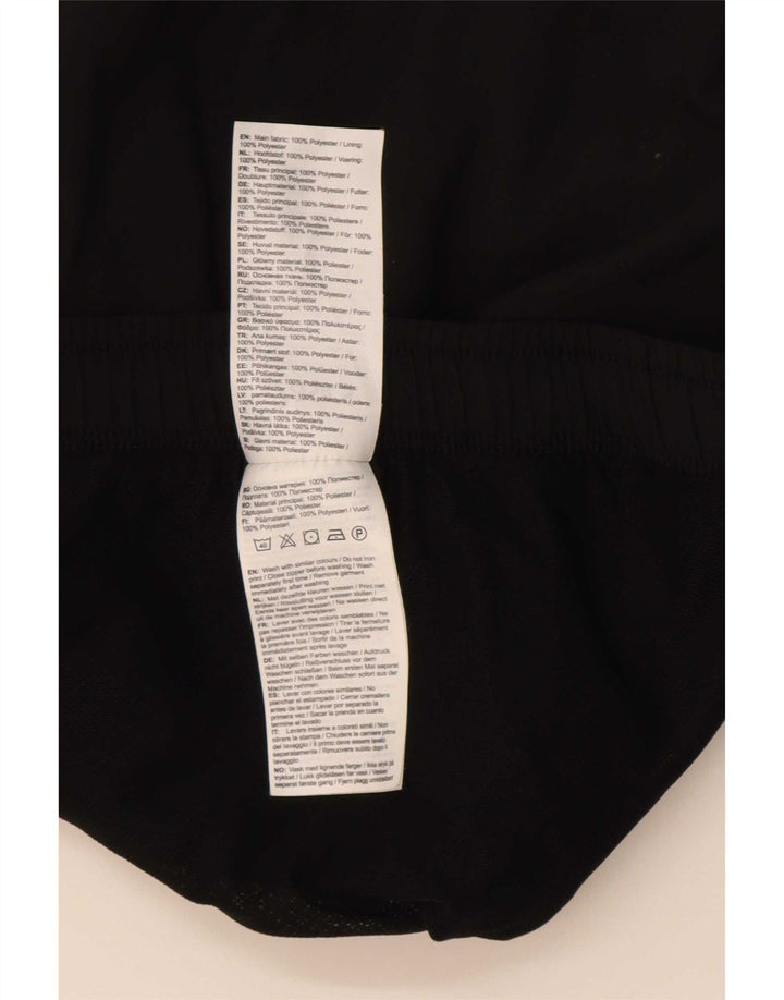 Shorts esportivos masculinos Asics médio preto poliéster