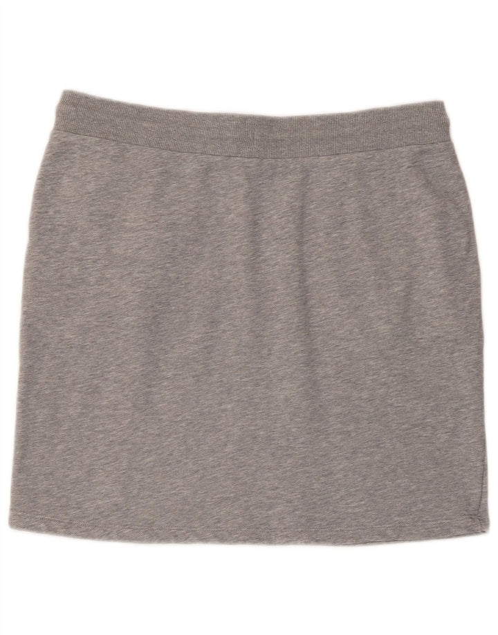 Mini saia feminina Gant UK 18 XL algodão cinza