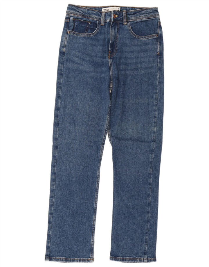 ZARA Jeans Slim Feminino EU 38 Pequeno W28 L27 Azul