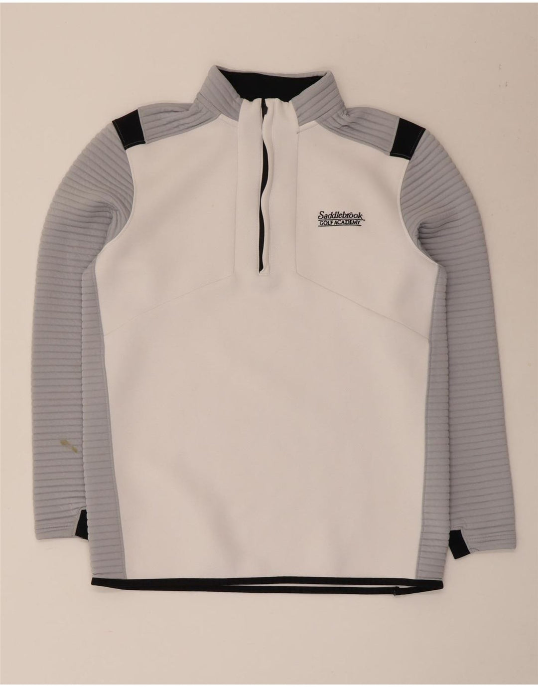 Under Armour Mens Cold Gear Pulôver Treino Top Médio Branco Colourblock
