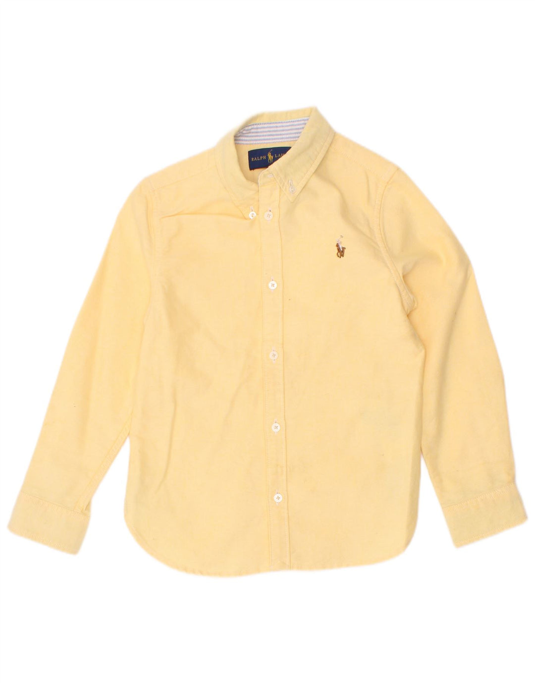 Camisa masculina Ralph Lauren 4-5 anos algodão amarelo