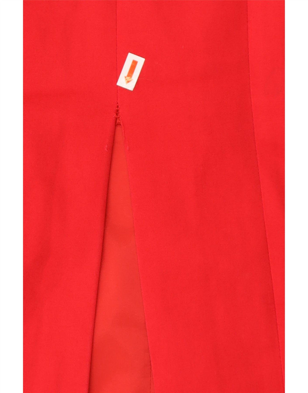 Vestido feminino COAST com bainha UK 10 pequeno algodão vermelho