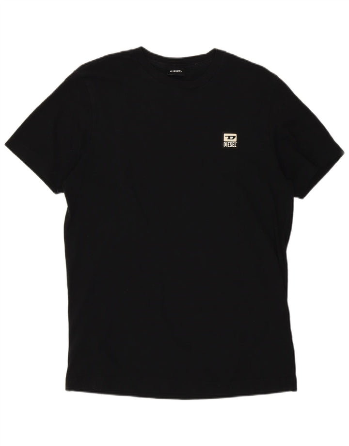 Camiseta feminina Diesel Top UK 12 algodão preto médio