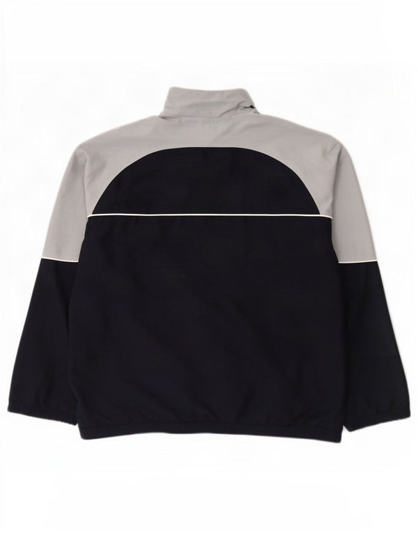 Adidas Mens Tracksuit Top Jacket UK 46/48 XL Azul Marinho Colorblock
