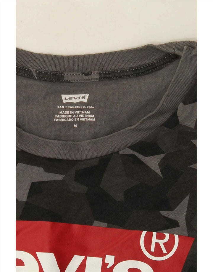 Camiseta gráfica masculina Levi's Top médio cáqui camuflado