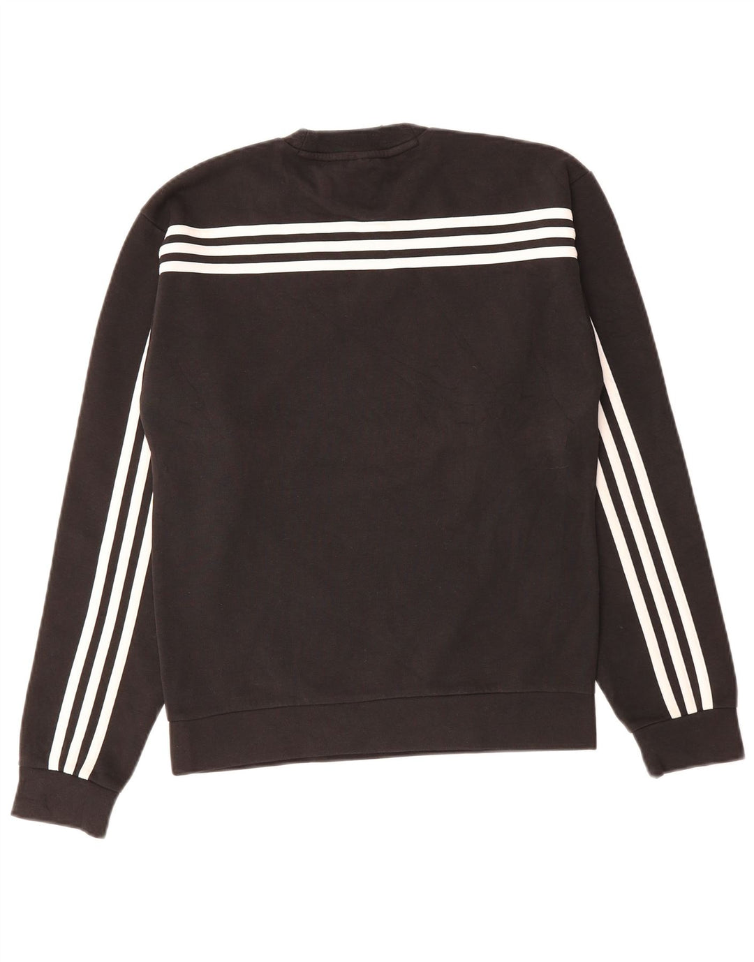ADIDAS Mens Sweatshirt Jumper XS Algodão Preto