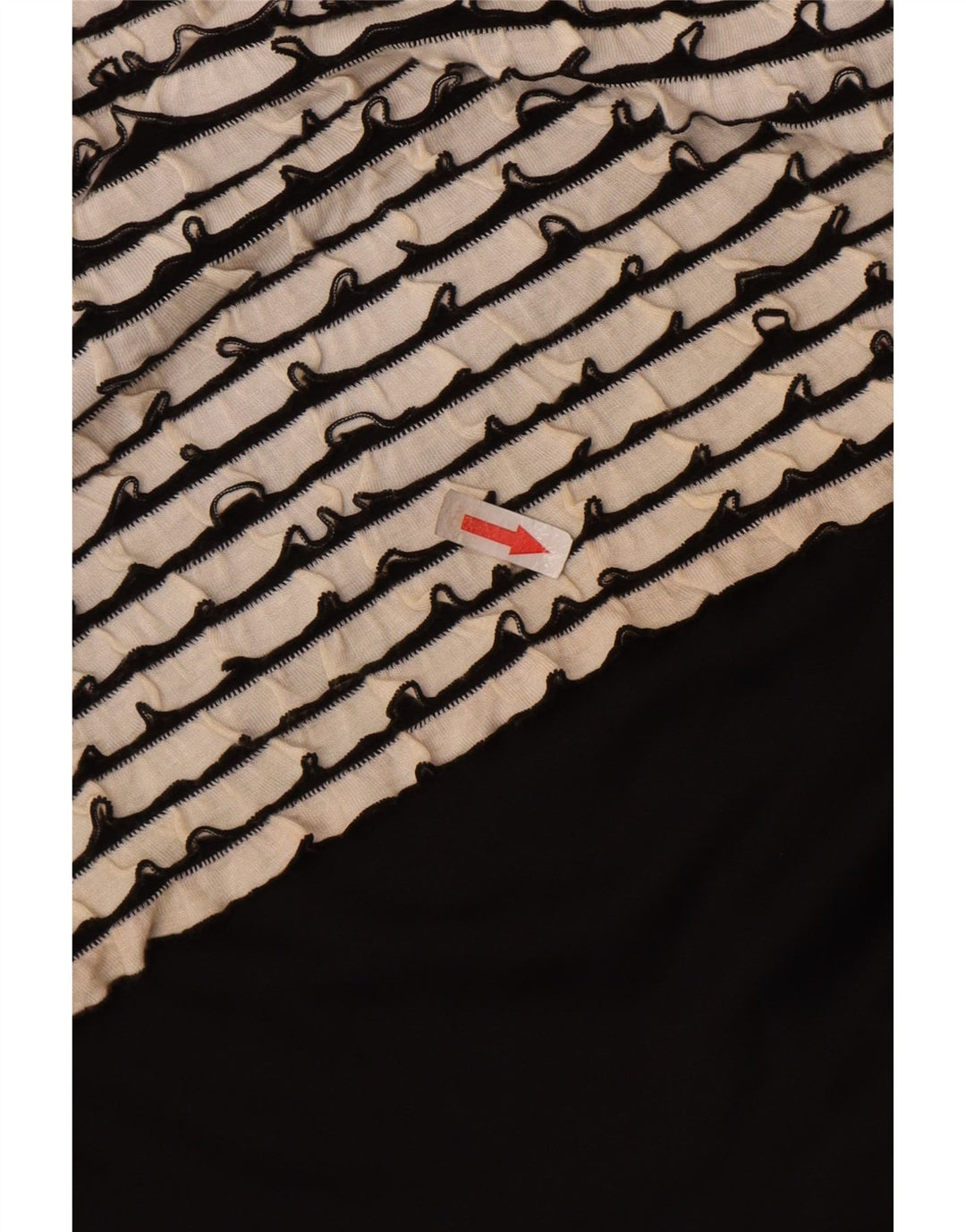 Vestido básico feminino sem mangas Zara Reino Unido 8 pequeno listrado preto