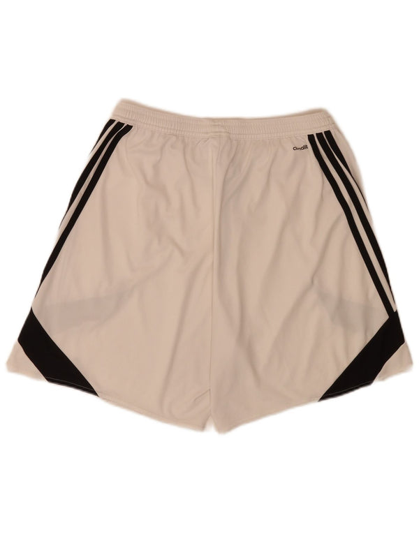 Adidas Masculino Climalite Sport Shorts Grande Branco Colorblock Poliéster
