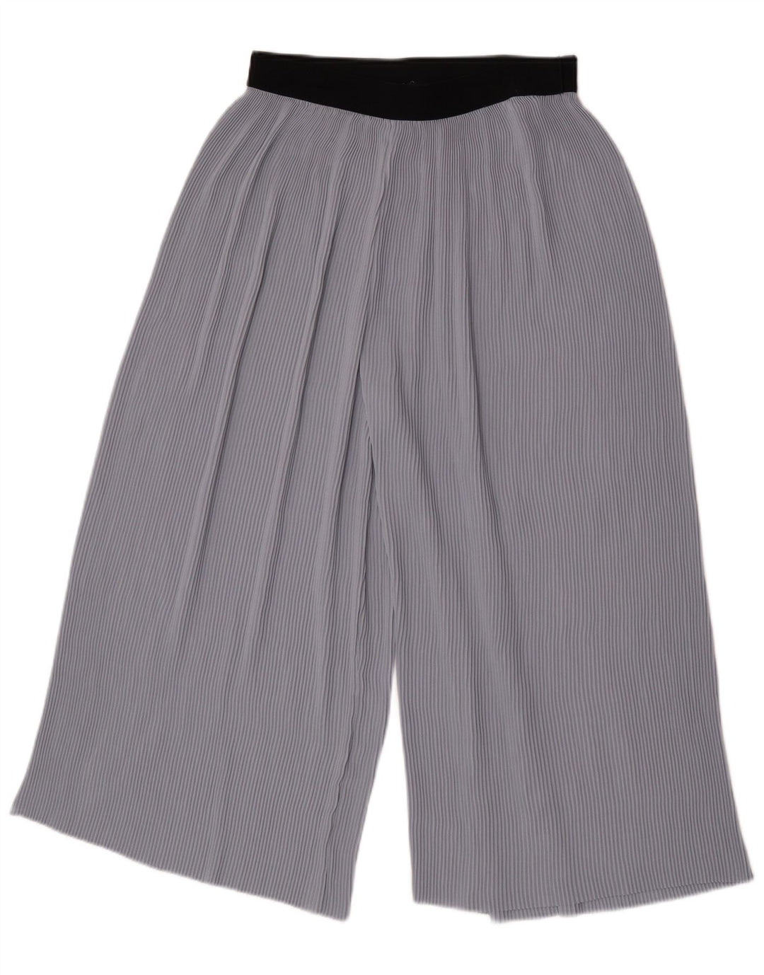 Zara Calça Cullotes Capri Feminina Média W28 L21 Azul Colorblock