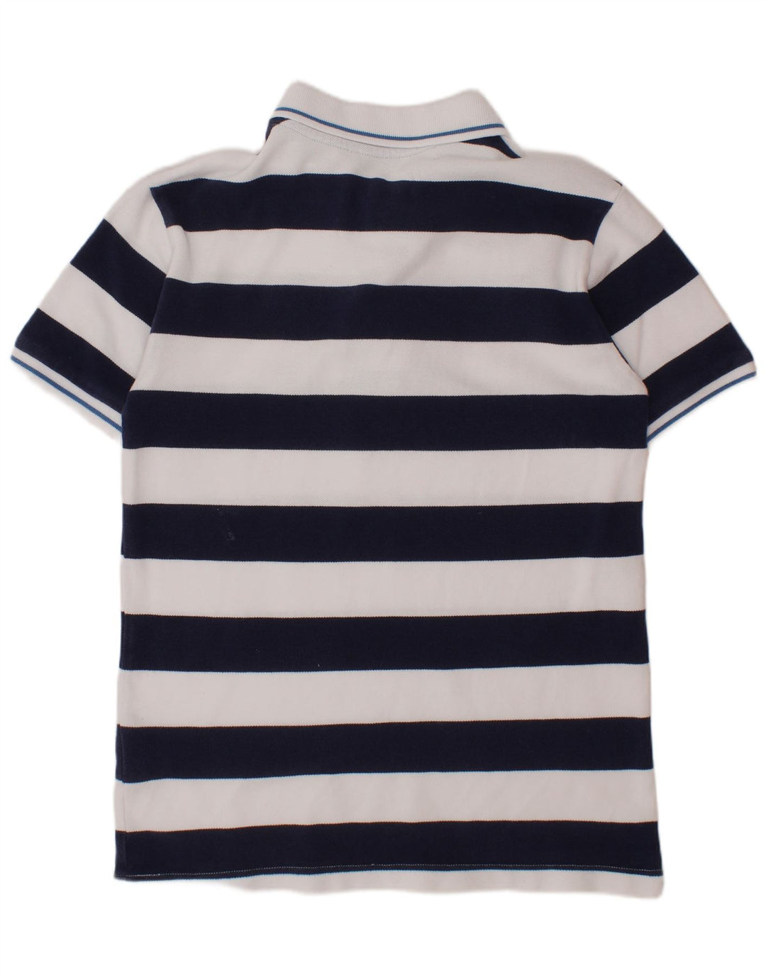 Pólo BENETTON Menino 10-11 Anos XL Azul Marinho Listrado Algodão